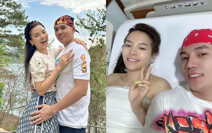 Phương Trinh Jolie 'trùng tu' vòng 1, được Lý Bình tận tình chăm sóc