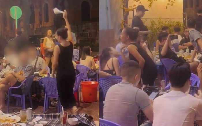 Nữ ca sĩ nổi tiếng showbiz Việt bị bắt gặp 'quậy nát' quán nhậu, nhiều khách đứng hình