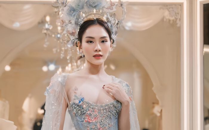 Hoa hậu Mai Phương lộng lẫy trong thiết kế lỡ hẹn Miss World 2023