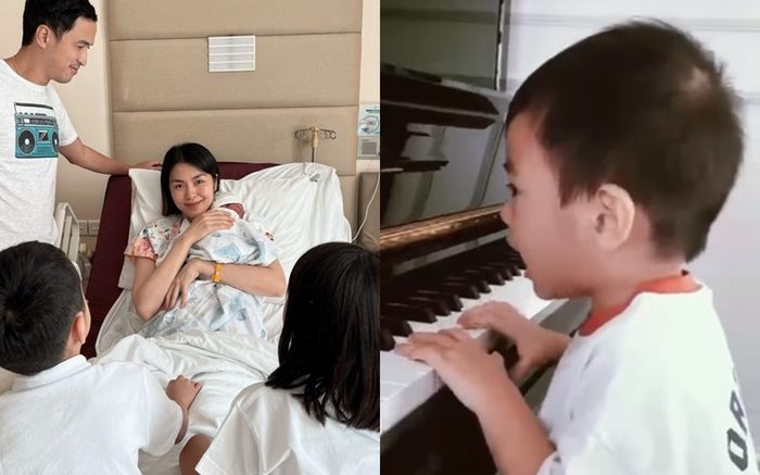 Tăng Thanh Hà bất ngờ khoe cận mặt con trai út, còn thốt lên 'Mẹ chịu không nổi'