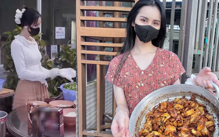 Nàng Á hậu rời xa hào quang showbiz về quê bán bún cá, bây giờ ra sao?