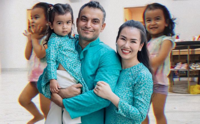 Con gái lai Ấn của Võ Hạ Trâm bộc lộ năng khiếu nghệ thuật