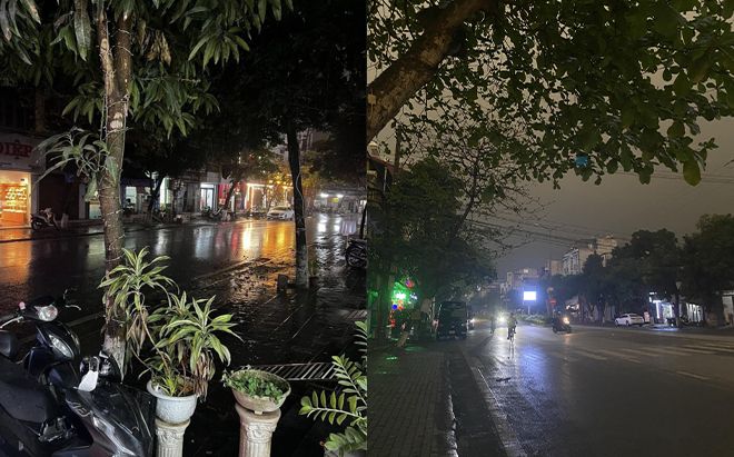 Giữa trưa, bầu trời Yên Bái đen kịt như nửa đêm