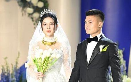 Quang Hải nhắn nhủ lời đặc biệt tới bà xã Chu Thanh Huyền trong hôn lễ