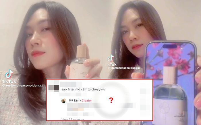 Quay clip TikTok nhưng bị phản ánh quá mờ, Mỹ Tâm có câu trả lời 'cực sốc'