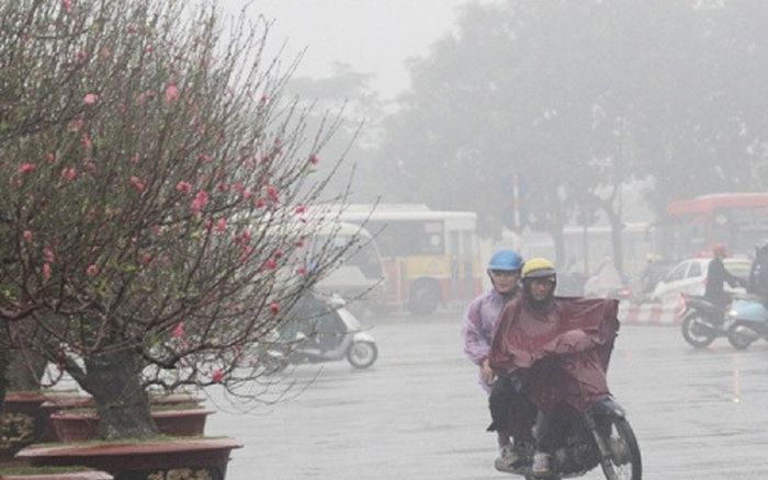 Mưa Bắc lại mưa rét, nồm ẩm trong vài ngày tới