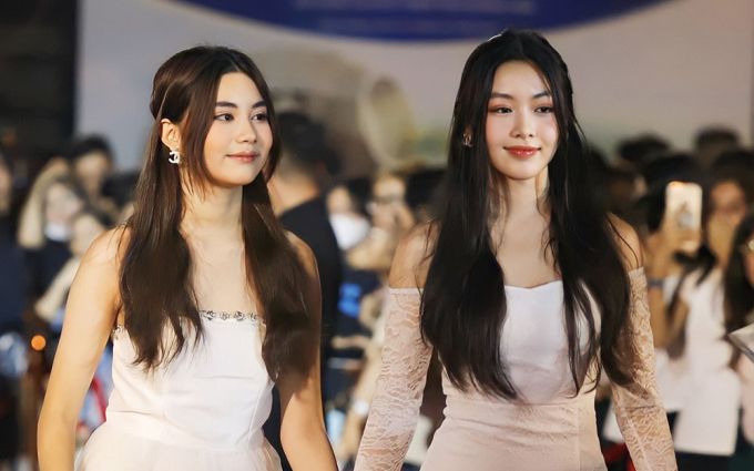 Sở hữu nhan sắc ngọt ngào, gu thời trang của hai cô con gái Quyền Linh được ngợi khen hết lời