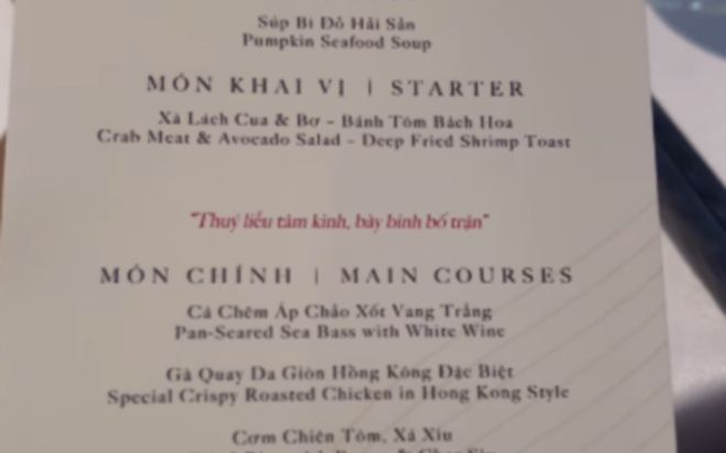 Minh Tú chơi lớn: Biến đám cưới thành sàn diễn hài với menu tiệc cưới siêu lầy