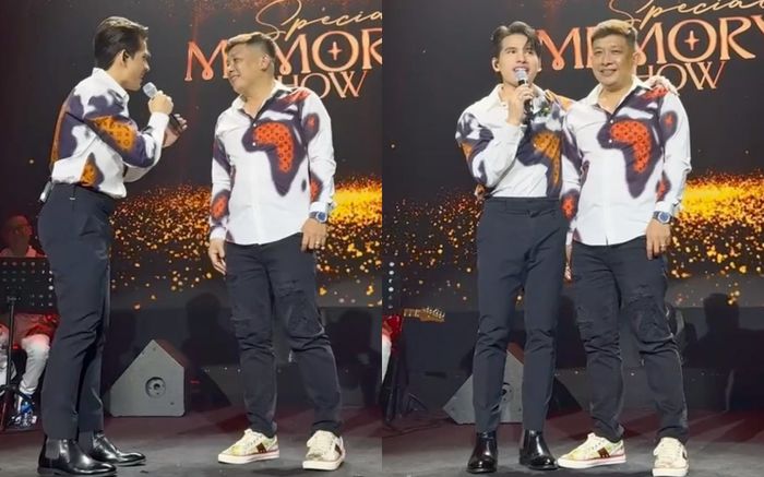 Đi diễn mà 'đụng hàng' trang phục với khán giả, Quốc Thiên quyết làm cho ra lẽ