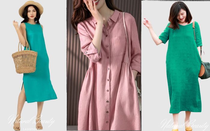 Trend linen lên ngôi mùa hè nóng, săn ngay những mẫu đầm vừa thanh lịch và thoáng mát