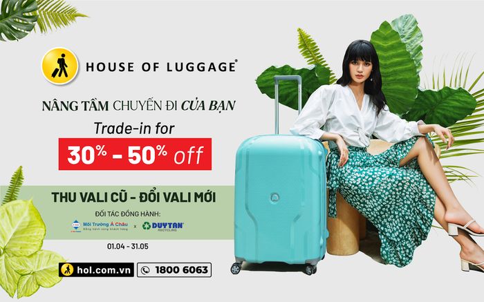 Thu hồi vali cũ để tái chế thành sản phẫm hữu ích cho cộng đồng