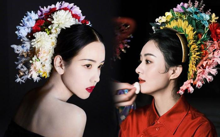 Bạch Lộc bắt trend đội vòng hoa của Triệu Lệ Dĩnh, nhan sắc bị gọi là bản sao của Trần Đô Linh