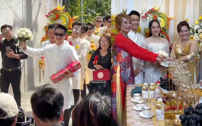 Vợ chồng TiTi (HKT) - Tuyết Nhung 'phát sáng' sắc vóc trong ngày trọng đại