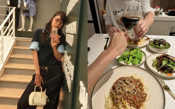 Minh Tú giữ đúng lời hứa với chồng trong đám cưới, trổ tài 'nữ công gia chánh' cực đảm đang