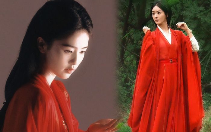 Bạch Lộc gây sốt với tạo hình hồng y, đẹp thế nào mà được đem so với Triệu Lệ Dĩnh?