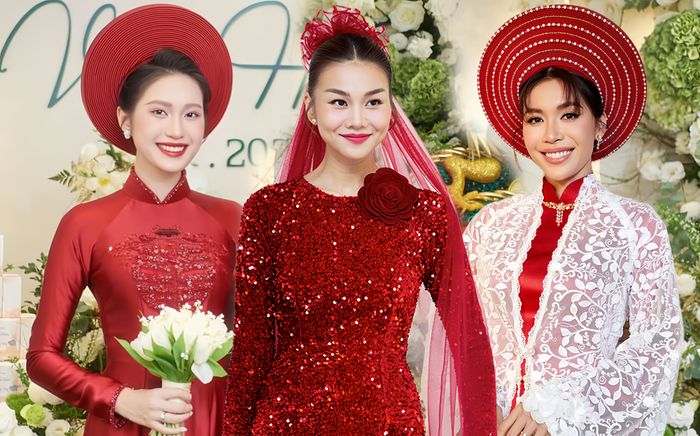 Trang phục cưới ý nghĩa của dàn sao Việt