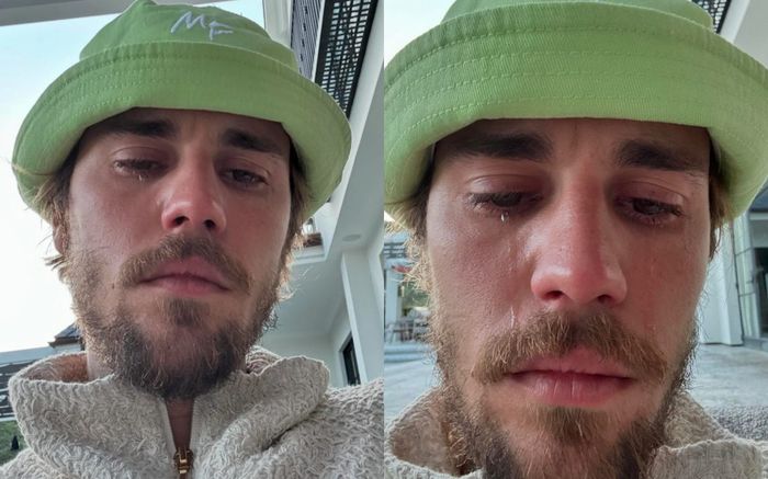 Justin Bieber đăng ảnh nước mắt giàn giụa rồi xóa, fan lập tức tìm ra nguyên nhân