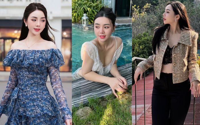 Gu thời trang một màu nhưng giúp Quỳnh Kool sáng bừng nhan sắc tựa hoa hậu