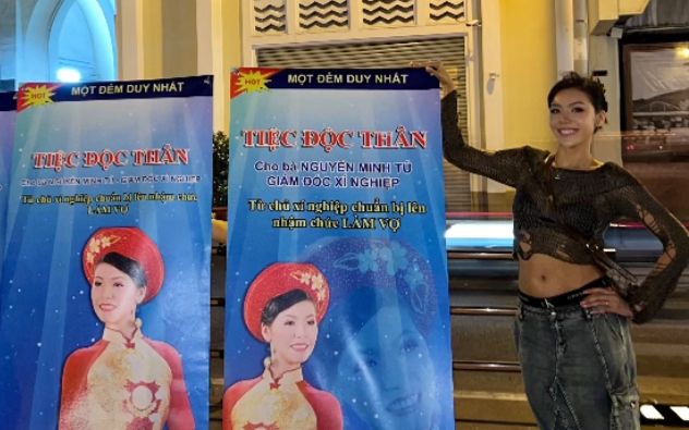 Tiệc độc thân 'không giống ai' của Minh Tú