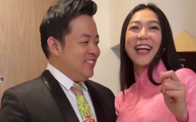 Xuất hiện hình ảnh Hà Thanh Xuân và Quang Lê đã tổ chức lễ ăn hỏi tại Mỹ?