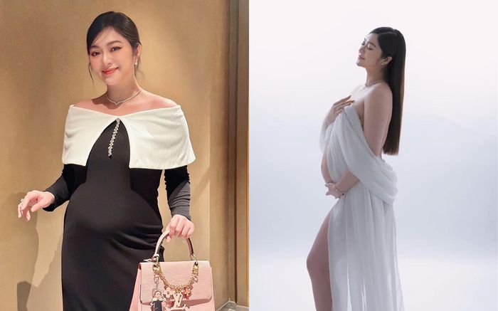 Nữ diễn viên Việt khoe bụng bầu to lớn cận ngày sinh, danh tính ông xã vẫn giấu kín