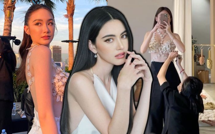 Mỹ nhân gốc Việt diện áo làm từ nắp chai, đến Mai Davika cũng phát cuồng