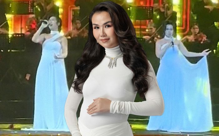 Võ Hạ Trâm vác bụng bầu gần 5 tháng chạy show, giọng hát qua cam thường gây bất ngờ