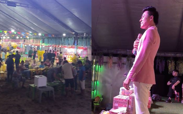 Nam ca sĩ nổi tiếng từng được Việt Hương dìu dắt, nay hát hội chợ loe hoe khán giả