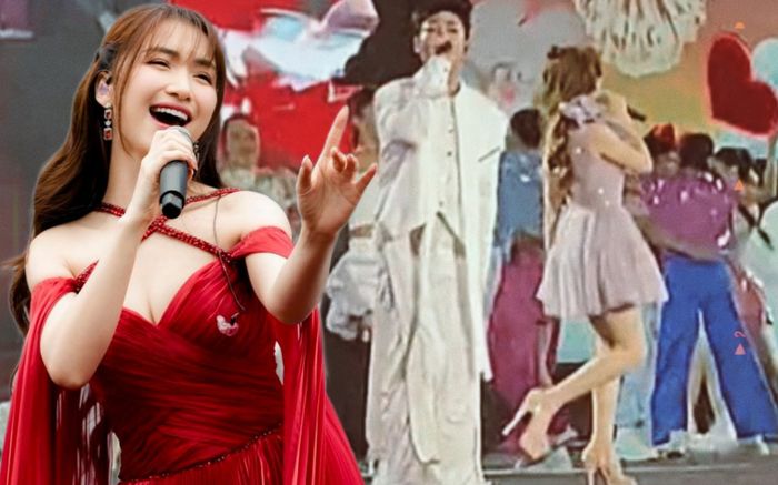 Song ca cùng ERIK, đôi giày cao gót của Hòa Minzy khiến ai nhìn cũng choáng