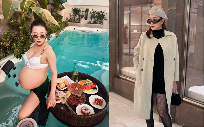 Phương Oanh: Dưỡng thai sang chảnh, vẫn xinh đẹp, chỉ thay đổi chút vóc dáng