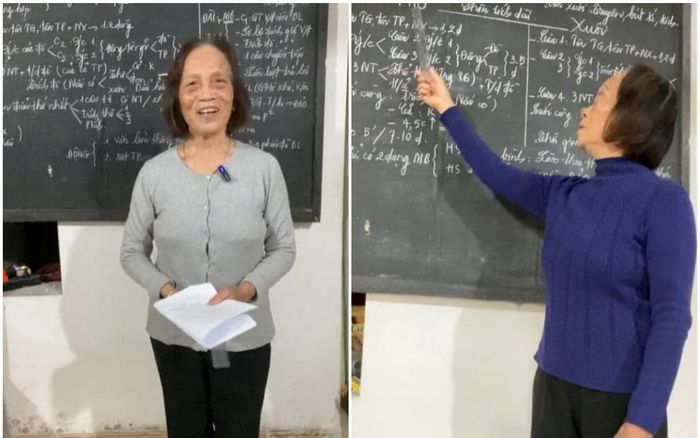 Cô giáo về hưu chơi TikTok cực chất, dạy Văn 'siêu đỉnh' khiến học sinh mê mẩn