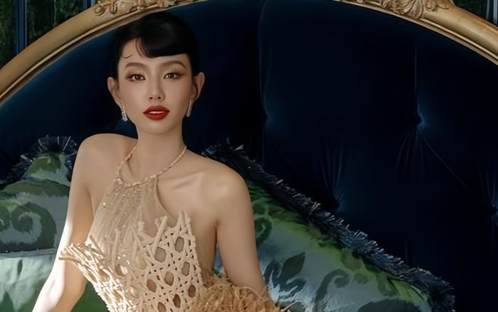 Hoa hậu Thùy Tiên kiêu sa trong bản phối truyền thống giao thoa hiện đại