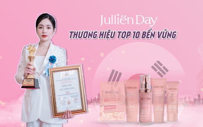 Jullien Day vinh dự nhận Cup top 10 thương hiệu phát triển bền vững Quốc gia 2024