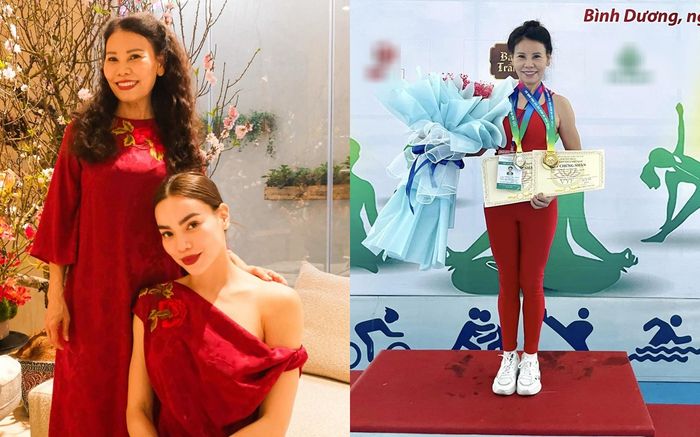 Mẹ ruột Hồ Ngọc Hà ẵm huy chương vàng cấp quốc gia ở tuổi U70