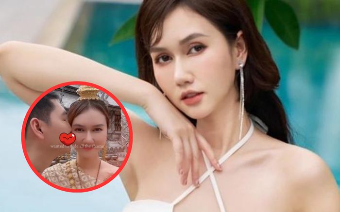 Hương Giang được bạn trai hôn má, chính thức công khai người yêu mới sau 2 năm chia tay Đình Tú