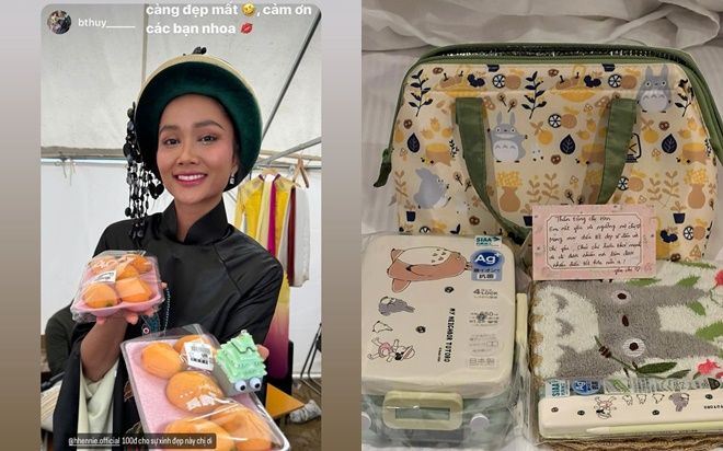 Khán giả tại Nhật Bản tặng quà cho H'Hen Niê