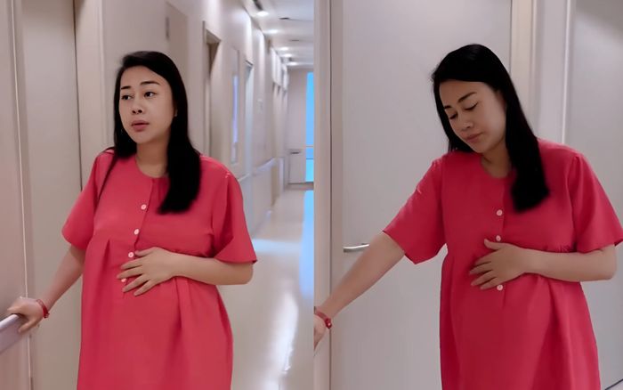 Vóc dáng của Phương Oanh sau khi hạ sinh thai đôi gây chú ý