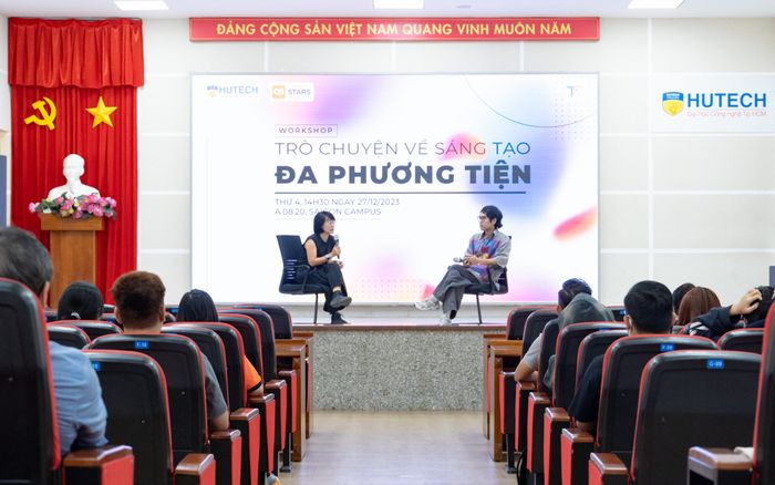 Sinh viên Truyền thông HUTECH học cùng 'người khổng lồ' và trải nghiệm dự án thật