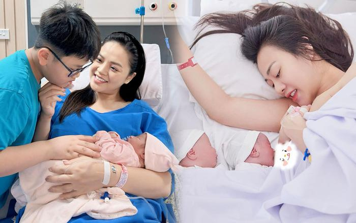 Phương Oanh và Thu Quỳnh từ đối thủ màn ảnh đến cuộc chạy đua sinh Rồng con