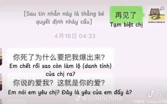 Vụ chàng trai 21 tuổi nhảy cầu tự tử: Bạn gái vẫn trách móc sau khi Mèo Béo mất