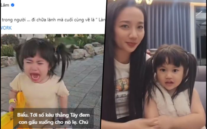 Bị trách là nhõng nhẽo, con gái Lê Dương Bảo Lâm khoanh tay xin lỗi cộng đồng mạng