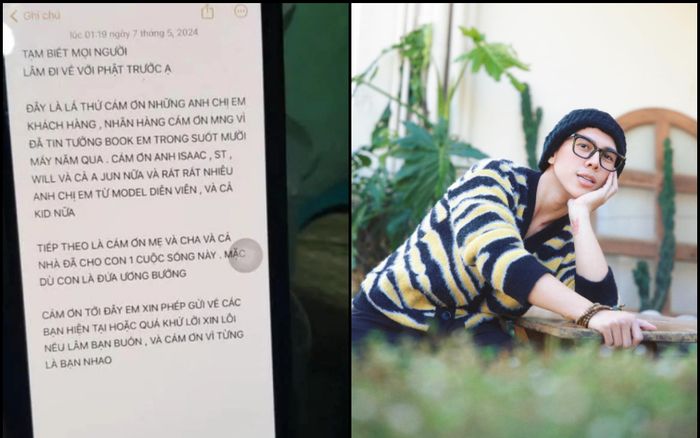 Mỹ nam 'Người ấy là ai' đột ngột qua đời ở tuổi 30 vì bệnh nặng, lá thư cuối gây xúc động