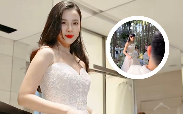 Hình ảnh hiếm hoi của Midu tại đám cưới riêng tư ở Đà Lạt: Visual cô dâu đẹp mỹ mãn