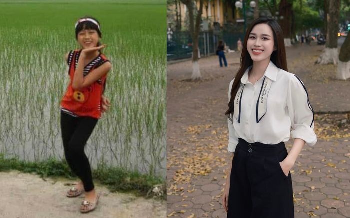 Đỗ Thị Hà khoe ảnh lúc bé