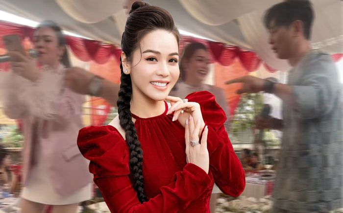 Đi ăn cưới, Nhật Kim Anh lên sân khấu hát văn nghệ cùng đồng nghiệp thân thiết
