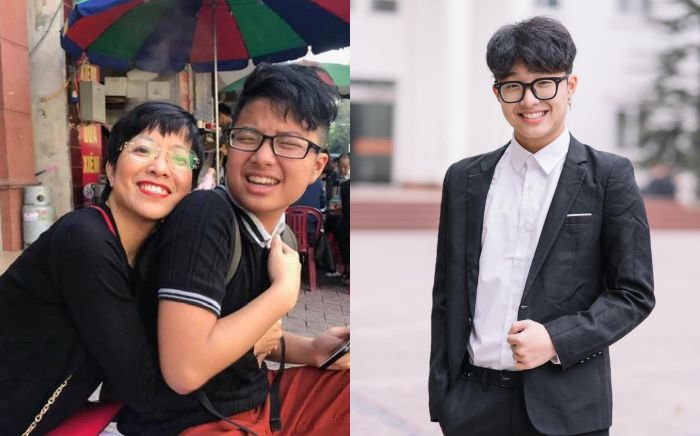 Vẻ ngoài 'trổ mã' điển trai của quý tử 19 tuổi nhà MC Thảo Vân