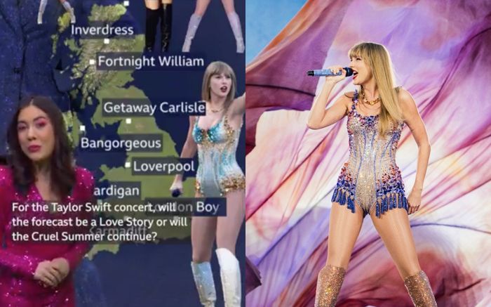 Loạt ca khúc của Taylor Swift xuất hiện trong bản tin thời tiết