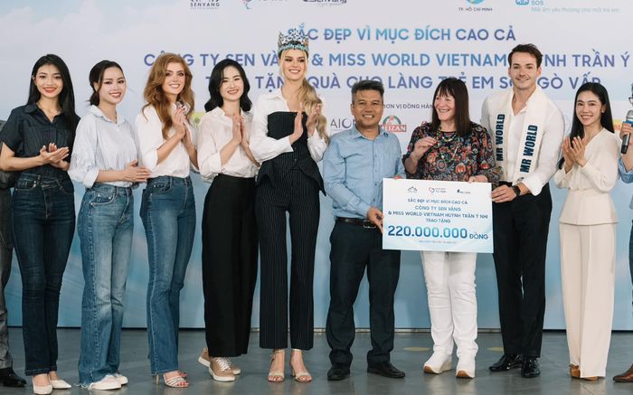 Hoa hậu Ý Nhi làm thiện nguyện cùng chủ tịch Miss World: Một nước cờ thông minh