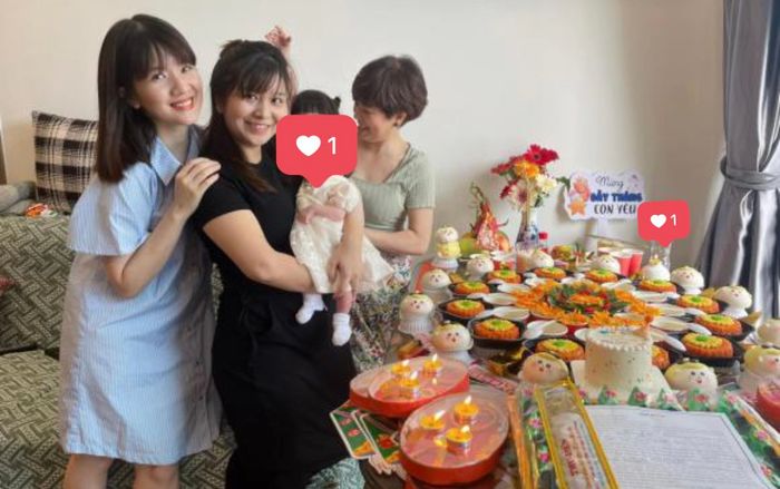 Vợ cũ NSƯT Chí Trung dự tiệc đầy tháng cháu nội