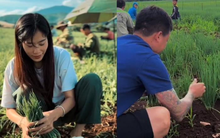 Hậu 'làm nông' ở Đà Lạt, Nam Em và chồng quay lại thành phố